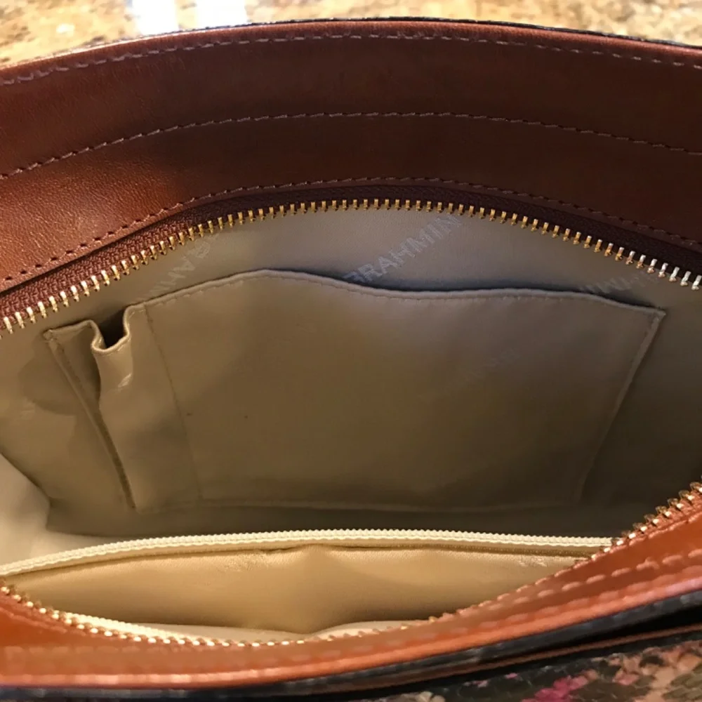 Brahmin Carrie Crossbody - Marmalade Tangelo - Picture 6 of 7